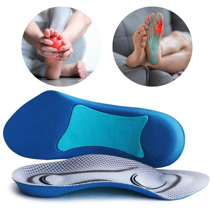 ArchEase Shoe Inserts for Hollow Foot | Arch Support and Cushioning - for Pain Relief and Comfort in High Arches Bowlift