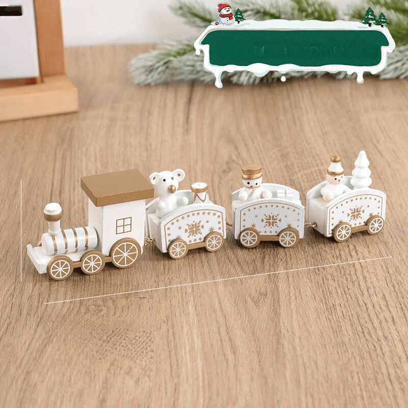 BowLift | ChristmasTrain | Cheerful Wooden Decoration