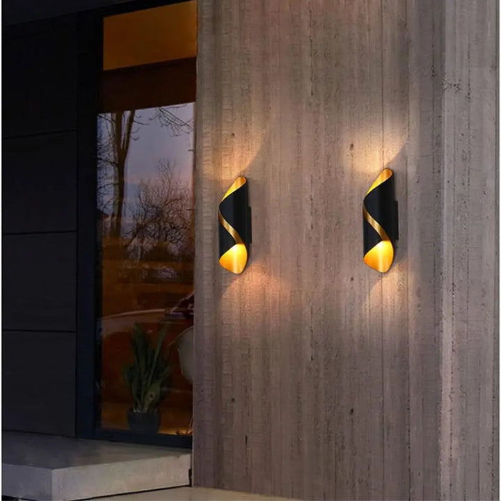 BowLift | VividAura – Sleek LED Wall Light for Stylish Outdoor Spaces