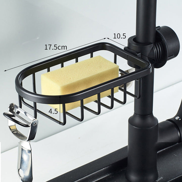 BowLift | Shower holder for Shampoo & Soap – Stainless Aluminium – Silver or Black – No Drilling