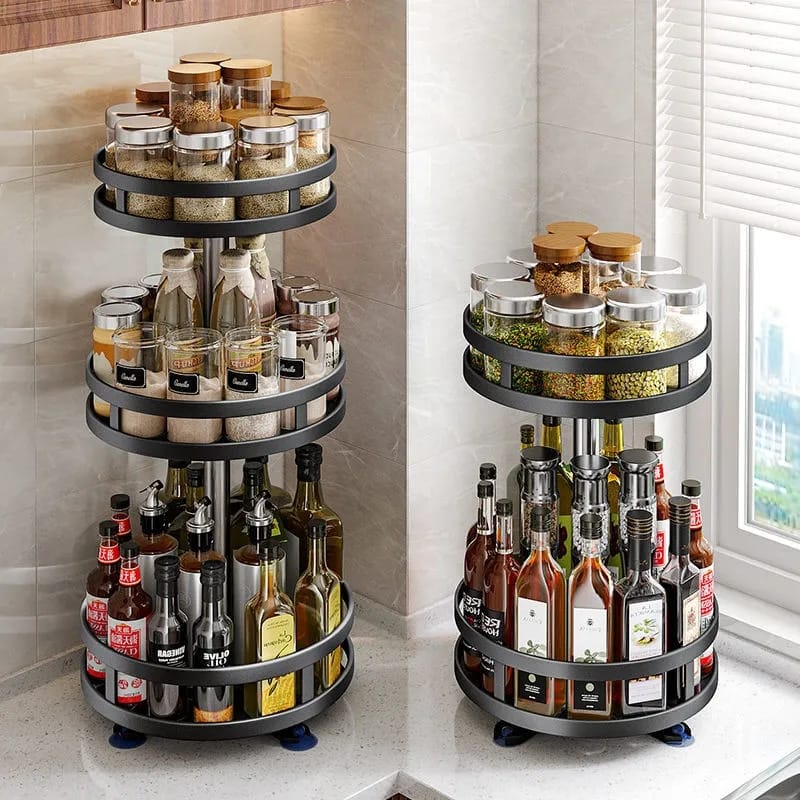 360° Rotating Storage Rack Organizer Round (Premium) Bowlift