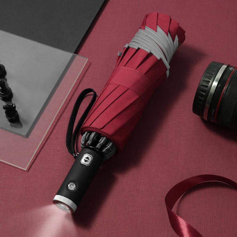 BowLift | Automatic foldable umbrella with reflective edge