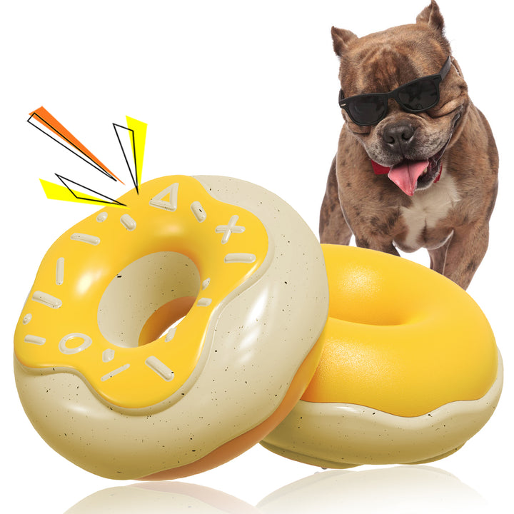 Sound Donut Toy – Durable Chew & Play Toy for Dogs