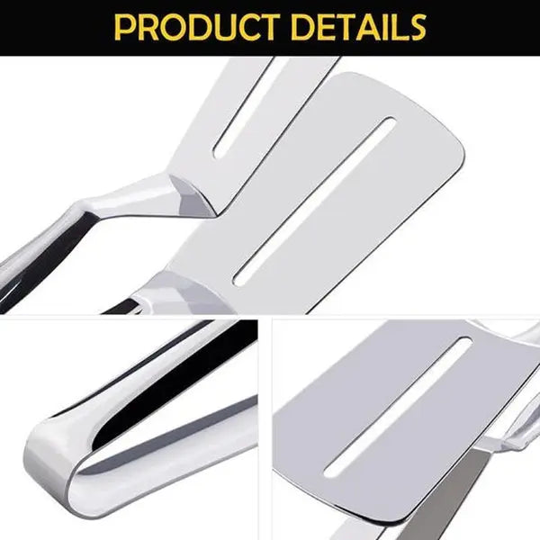 BowLift | 2-in-1 stainless steel kitchen tongs