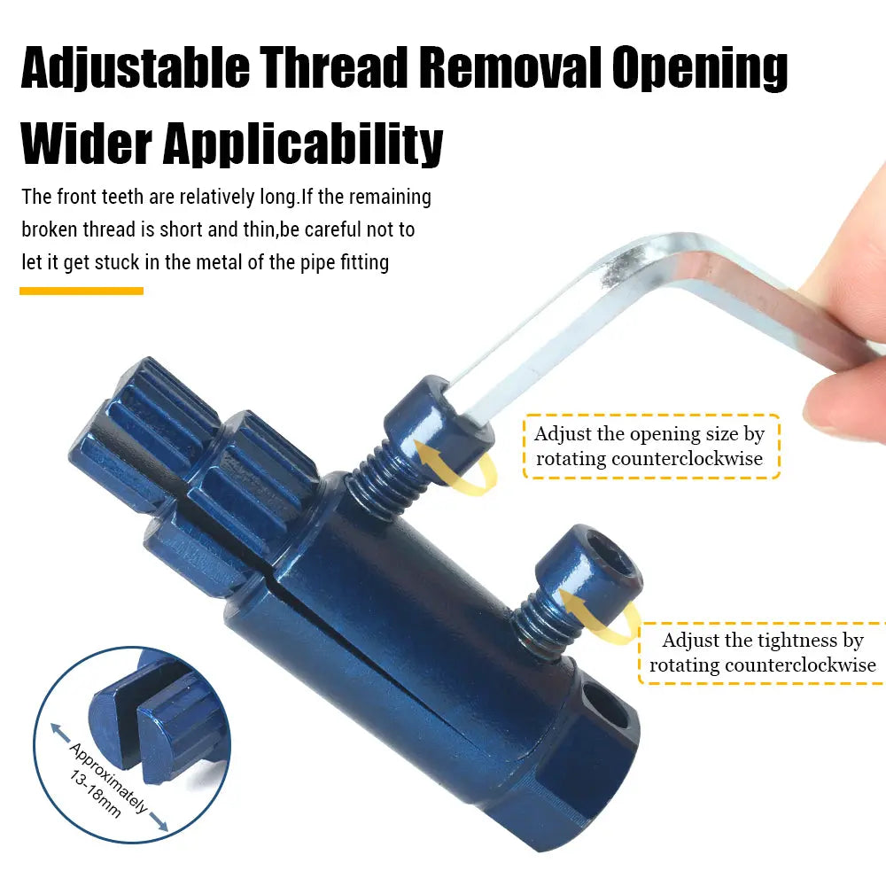BowLift | Broken Pipe Thread Extractor – Remove damaged threads effortlessly