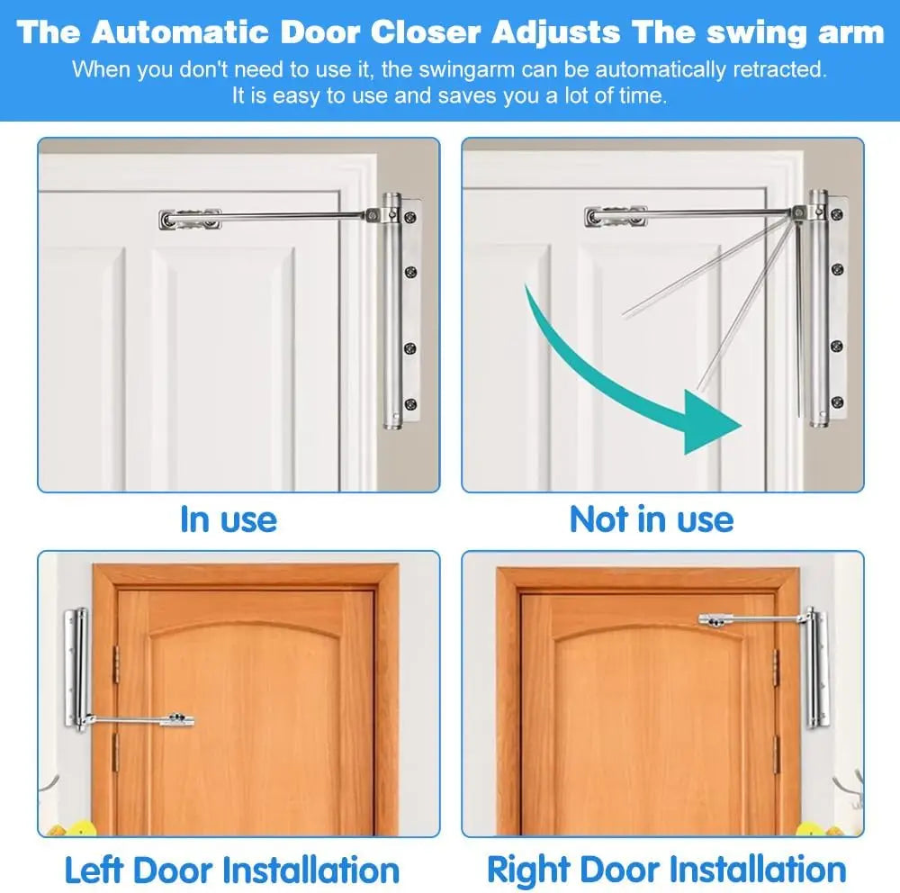 BowLift | Automatic door hinge with self-reset – Safe & Quiet
