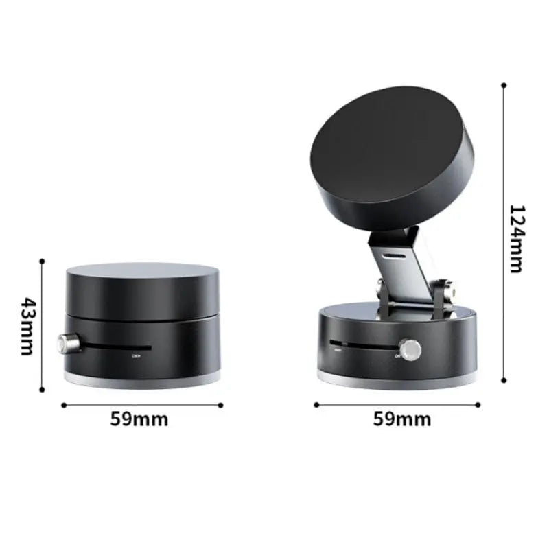 BowLift | Foldable Magnetic Phone Holder with Strong Vacuum Adhesion