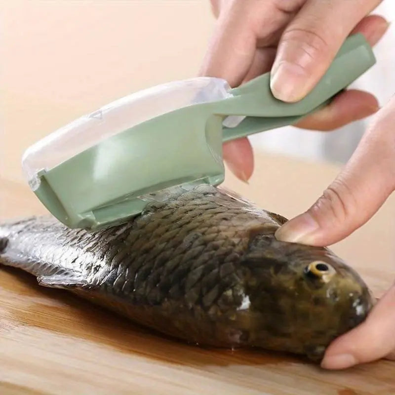 BowLift | Fish scale remover with catch lid
