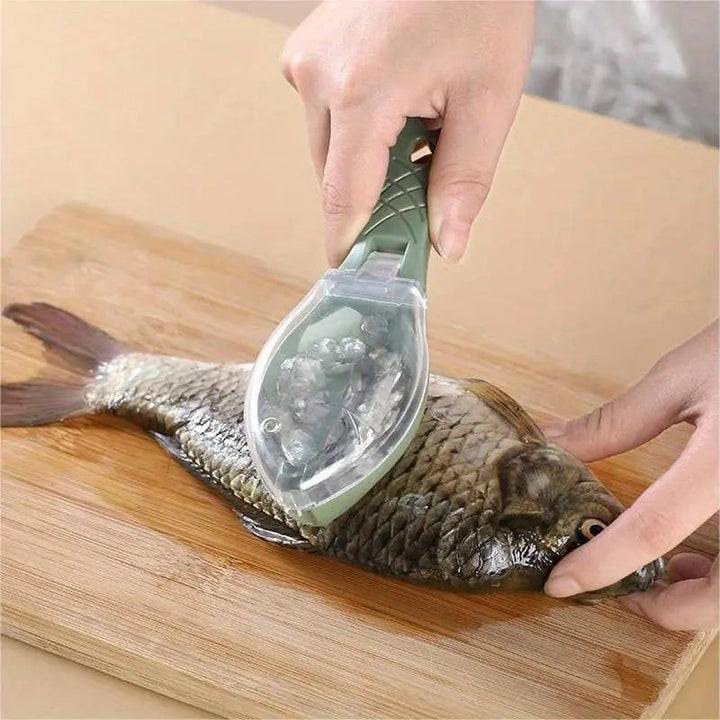 BowLift | Fish scale remover with catch lid