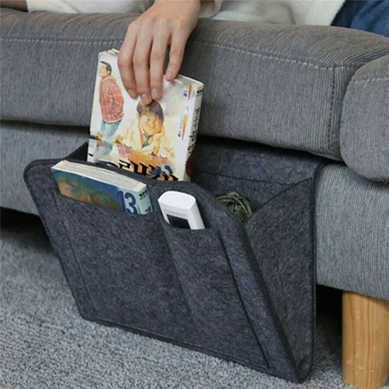BowLift | Hanging Bed Organizer – Space-saving Storage with Large Pockets