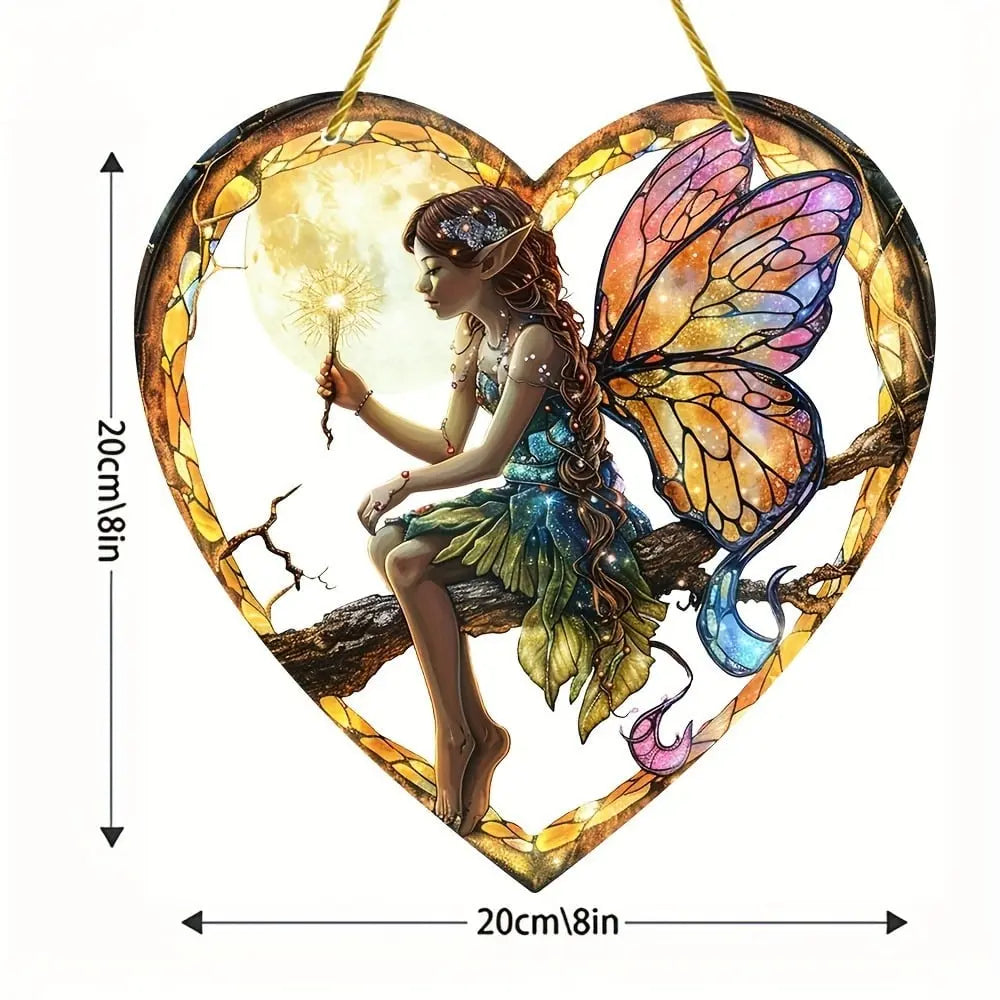 BowLift | Heart-shaped Elf Light Catcher – Enchanting Home Decoration