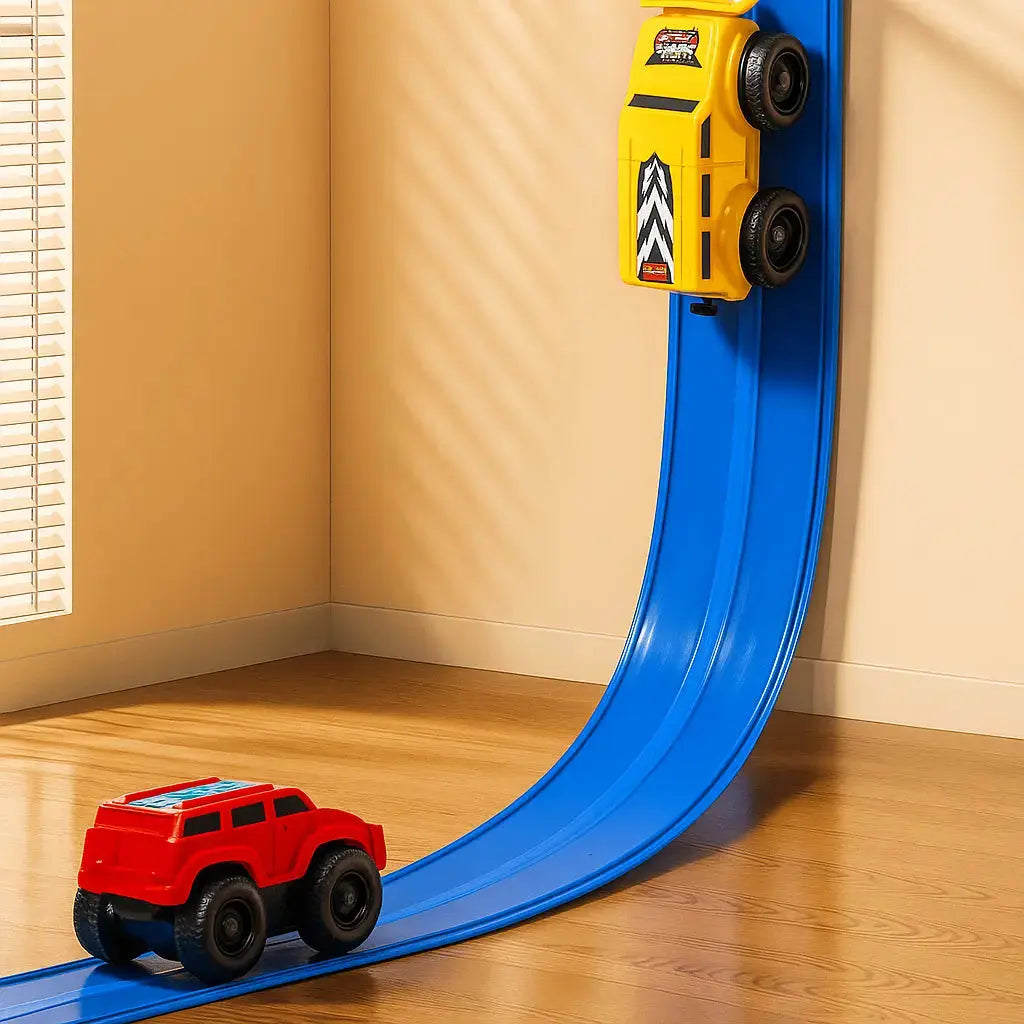 BowLift | Magnetic Wall Climbing Toy Car – Anti-Gravity Design