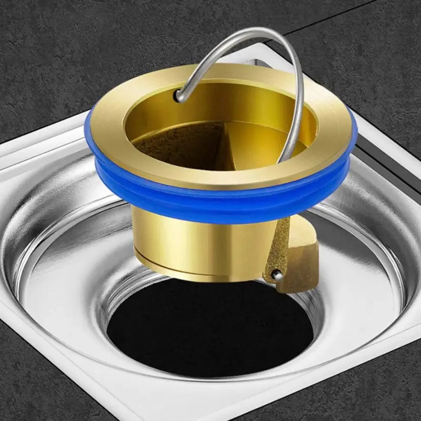 BowLift | Brass drain core – Odor stopper & hair strainer for floor drains