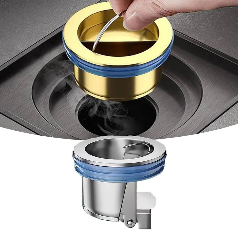 BowLift | Brass drain core – Odor stopper & hair strainer for floor drains