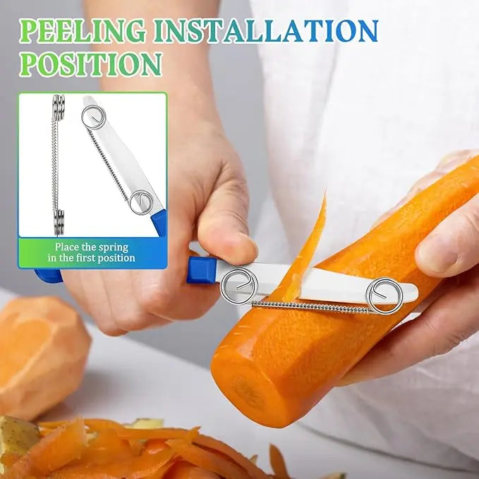 BowLift | Multifunctional Vegetable Peeler with Adjustable Thickness