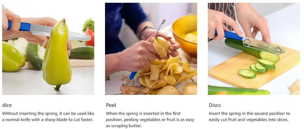 BowLift | Multifunctional Vegetable Peeler with Adjustable Thickness
