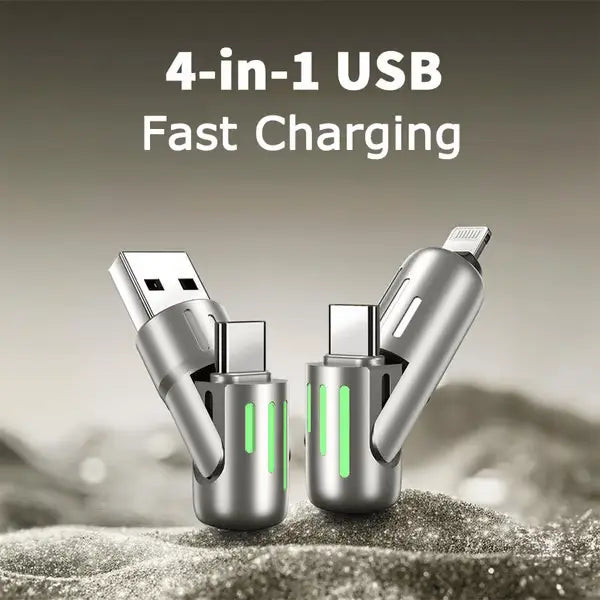 BowLift | Fast 4-in-1 USB Cable – Universal & Durable