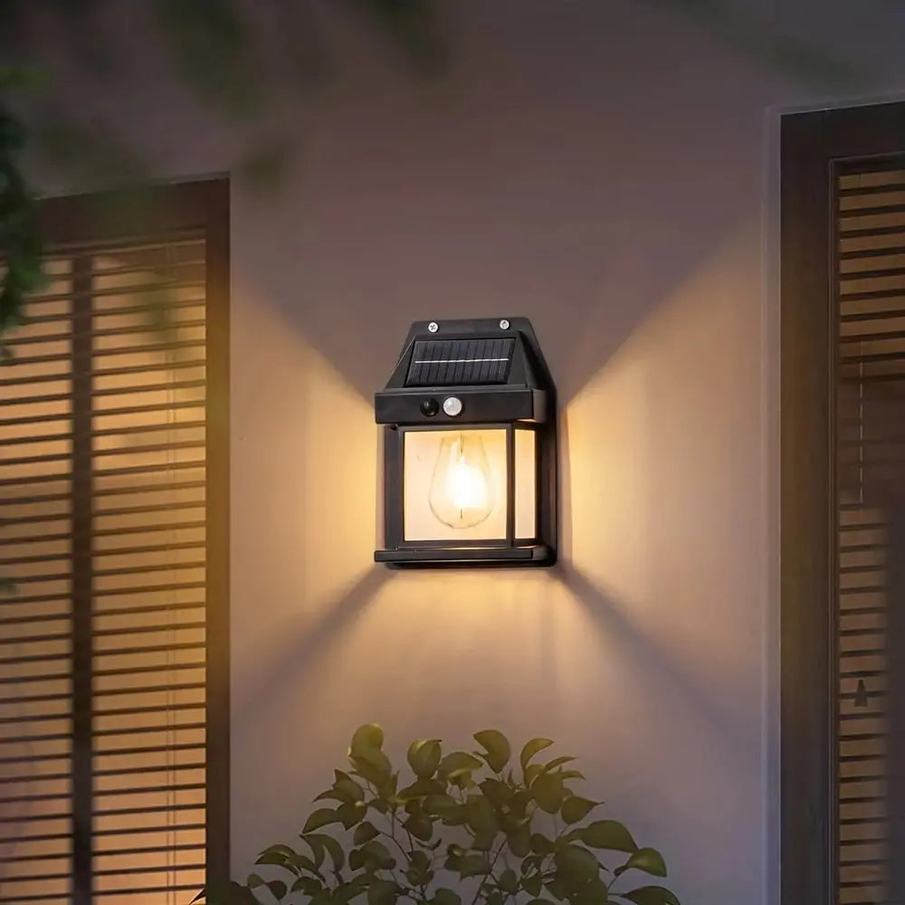 BowLift | Solar wall light for outdoor use – With motion sensor & twilight automation