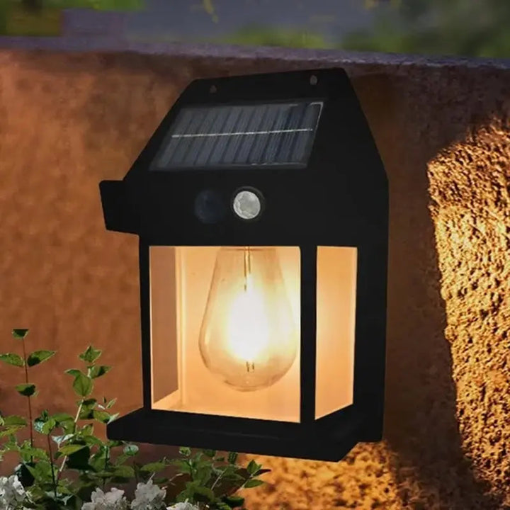 BowLift | Solar wall light for outdoor use – With motion sensor & twilight automation