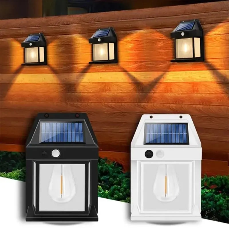 BowLift | Solar wall light for outdoor use – With motion sensor & twilight automation
