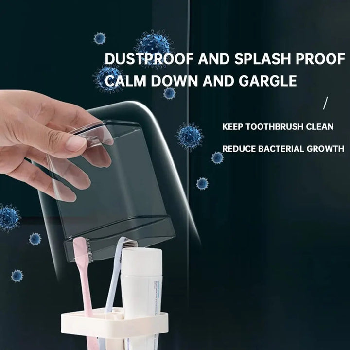 BowLift | Stylish Toothbrush Holder with PRedective Cover – Hygienic & Neat