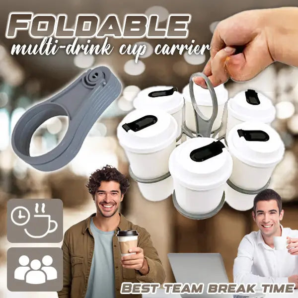 BowLift | Portable Foldable Drink Holder for up to 6 Drinks