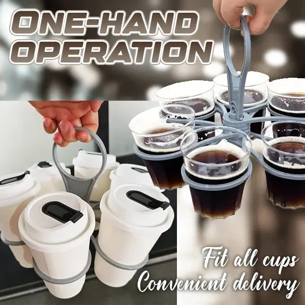 BowLift | Portable Foldable Drink Holder for up to 6 Drinks