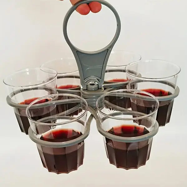 BowLift | Portable Foldable Drink Holder for up to 6 Drinks