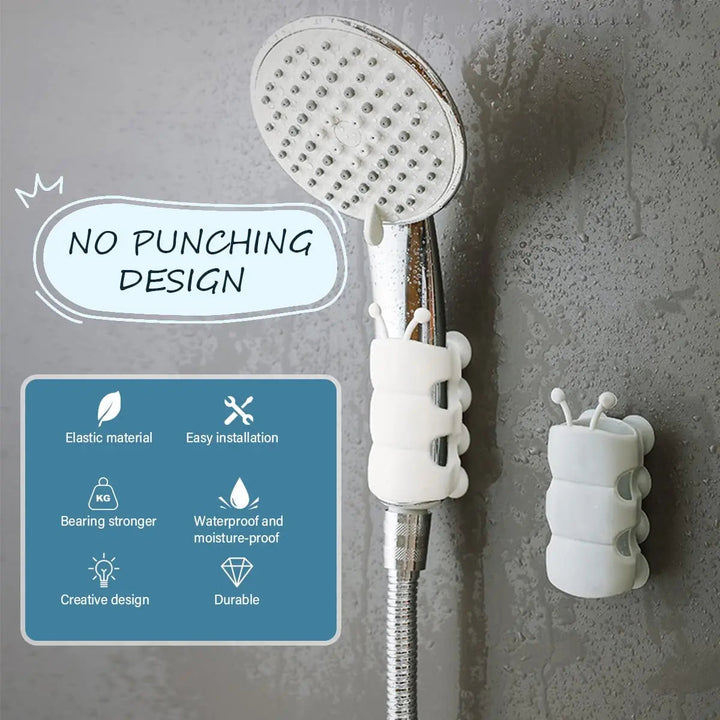 BowLift | Adjustable shower head holder with strong suction cup