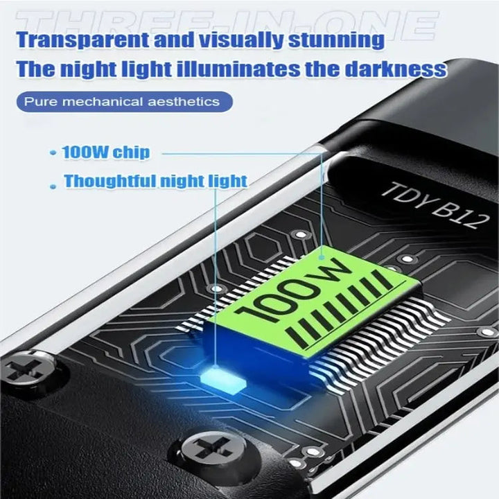 BowLift | 3-in-1 Quick Charging Cable with LED Display