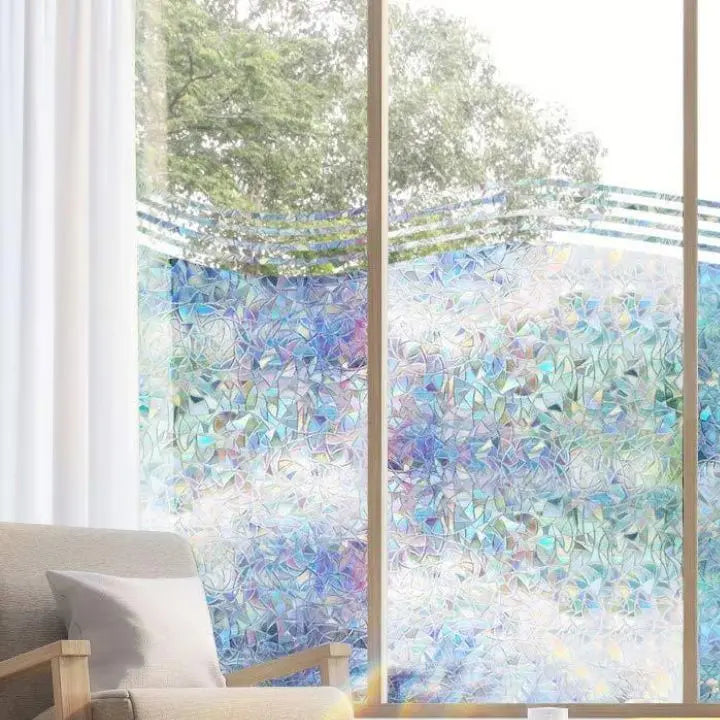 BowLift | 3D Rainbow Window Film – Privacy PRedection & Decoration without Adhesive