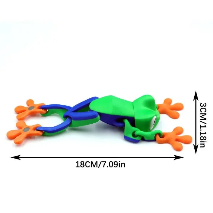 BowLift | 3D-printed magnetic frog refrigerator magnet