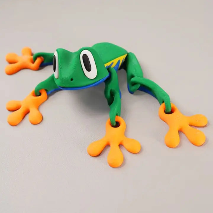BowLift | 3D-printed magnetic frog refrigerator magnet