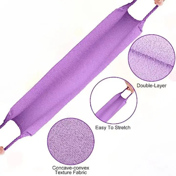 BowLift | Stretchable back brush bath towel