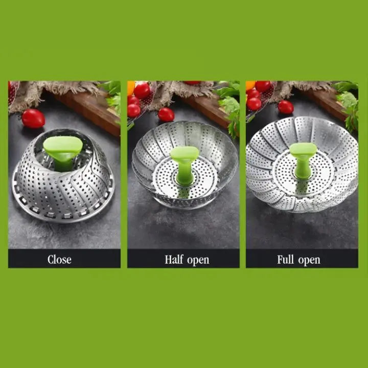 BowLift | Collapsible Steamer Made of Stainless Steel – For Healthy Cooking