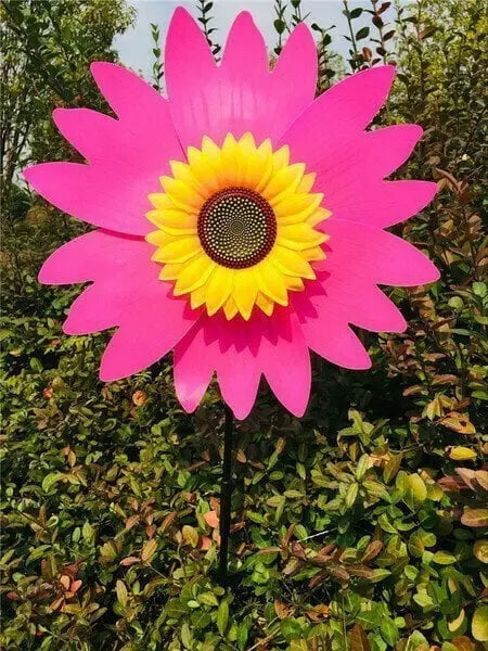 BowLift | Garden Wind Wheel with Sunflower Motif