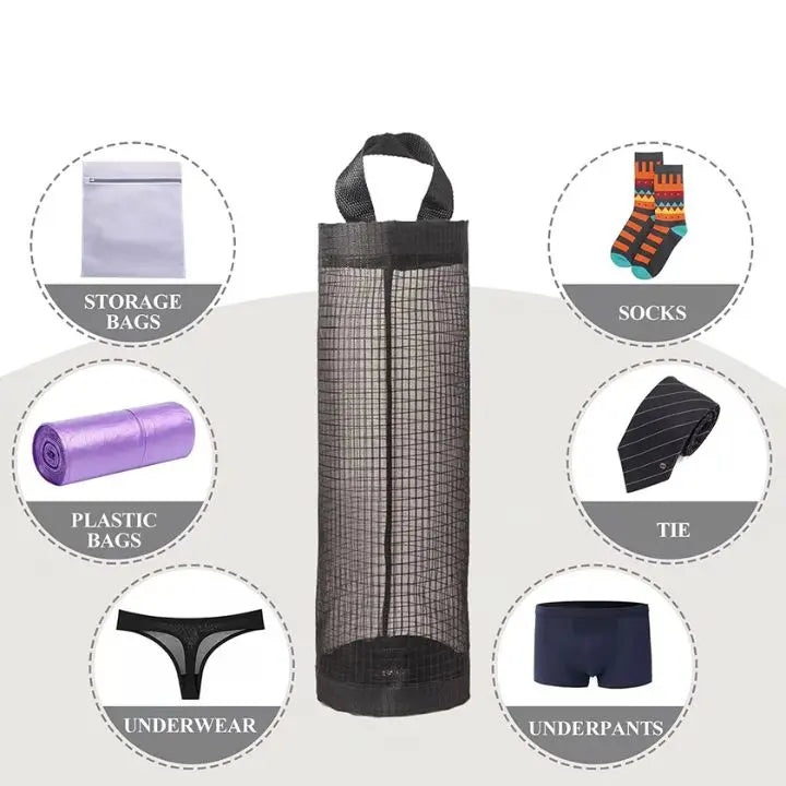 BowLift | Hanging Plastic Bag Organizer – Space-saving Storage