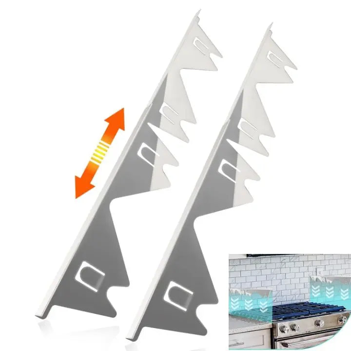 BowLift | Stove pRedection made of stainless steel – extendable, heat resistant