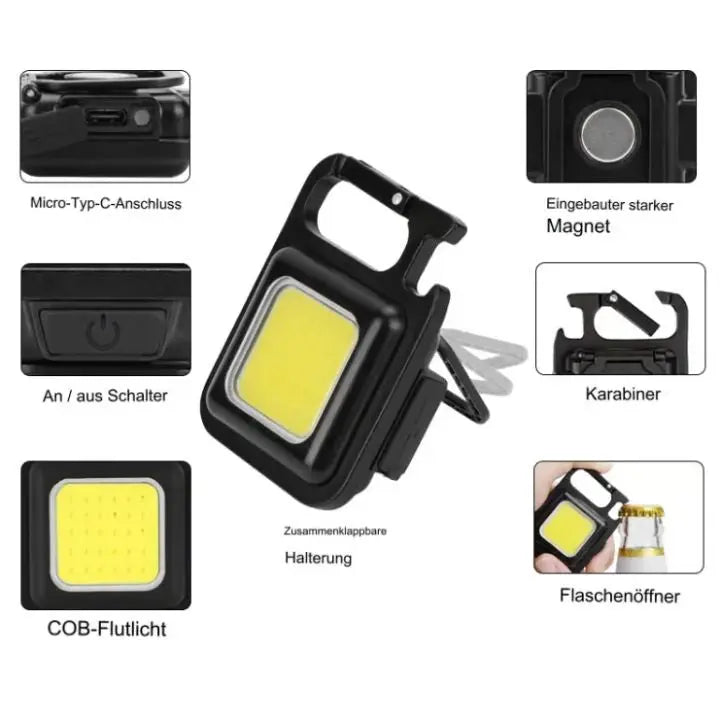 BowLift | Multifunctional Keychain Emergency Light | Compact & Ultra Bright