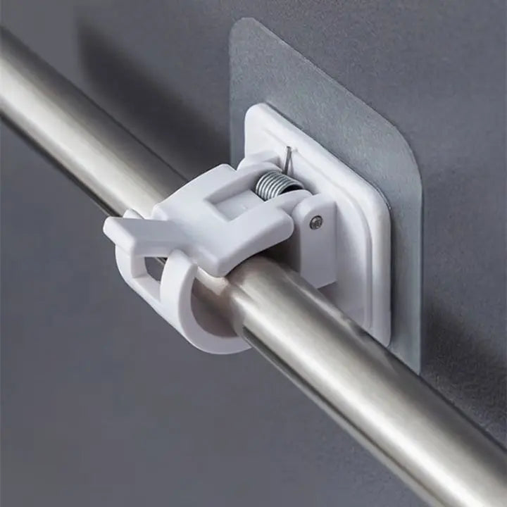 BowLift | Nail-free, adjustable curtain rod hooks