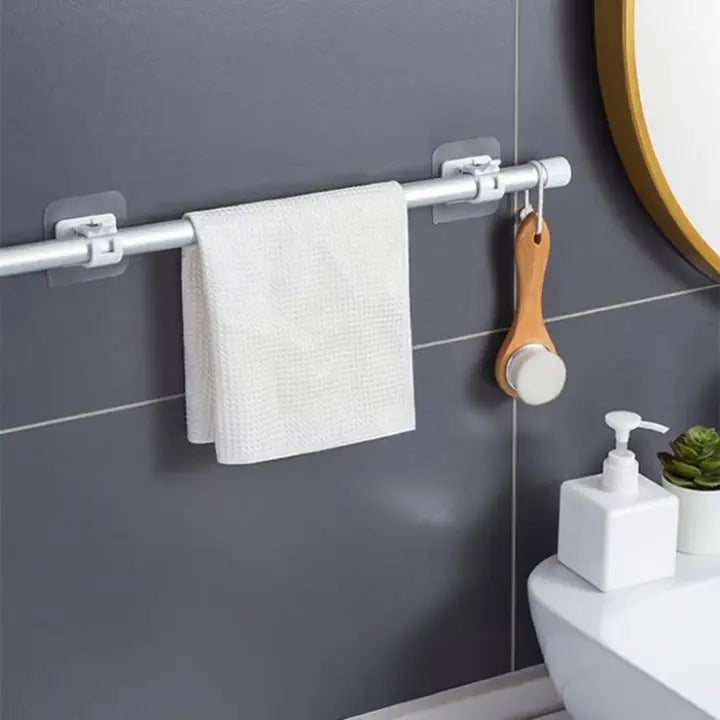 BowLift | Nail-free, adjustable curtain rod hooks