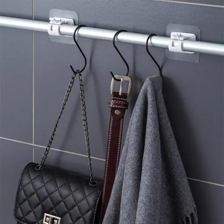 BowLift | Nail-free, adjustable curtain rod hooks