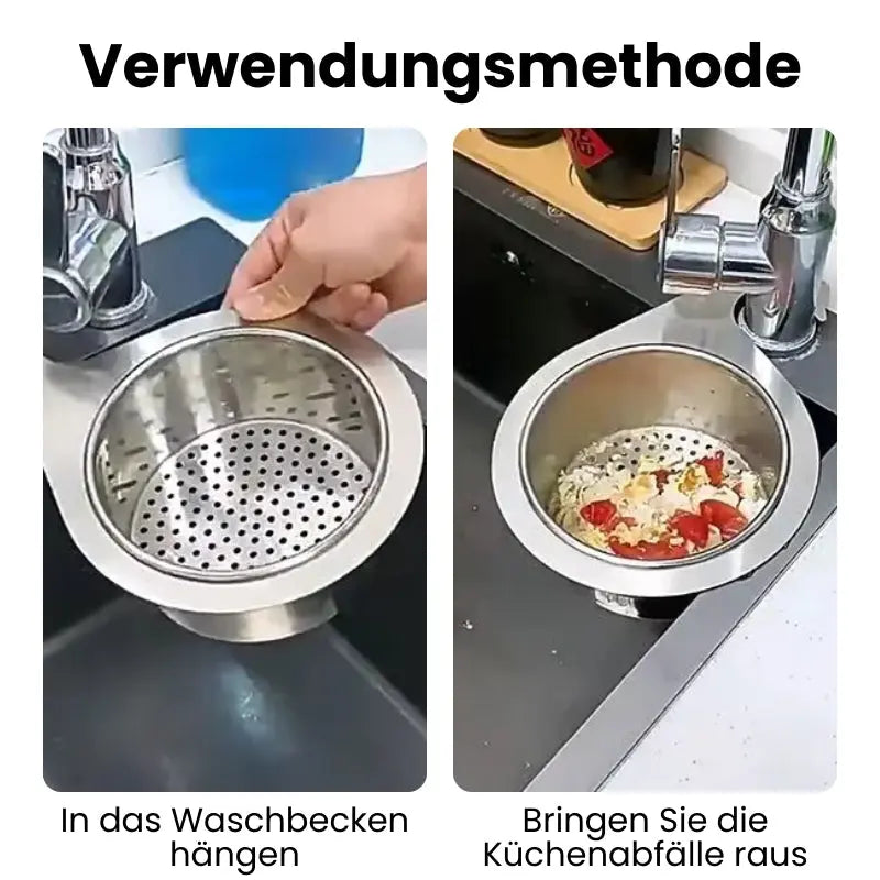 BowLift | Space-saving sink strainer