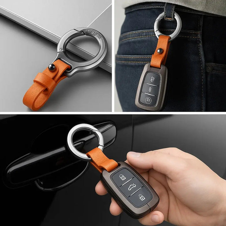 BowLift | Keychain made of zinc alloy & PU leather