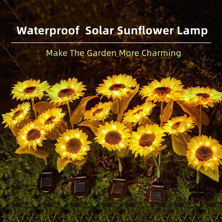 BowLift | Solar-powered sunflower light for the garden
