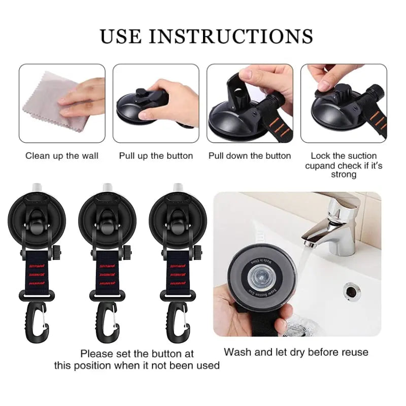 BowLift | Strong suction cup hook for smooth surfaces