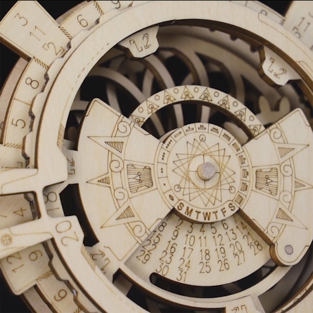 Eternal Calendar Wooden Puzzle Bowlift