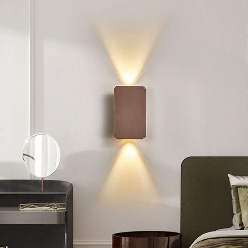 BowLift | Nordic Minimalist Aluminum Rectangular LED Wall Sconce