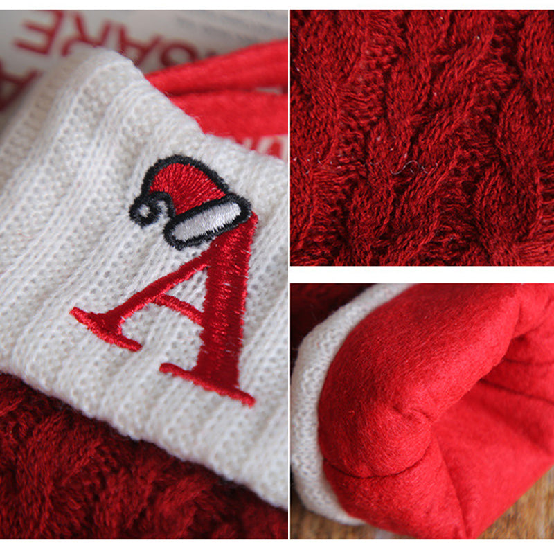 BowLift | Christmas Letter Knit Stocking