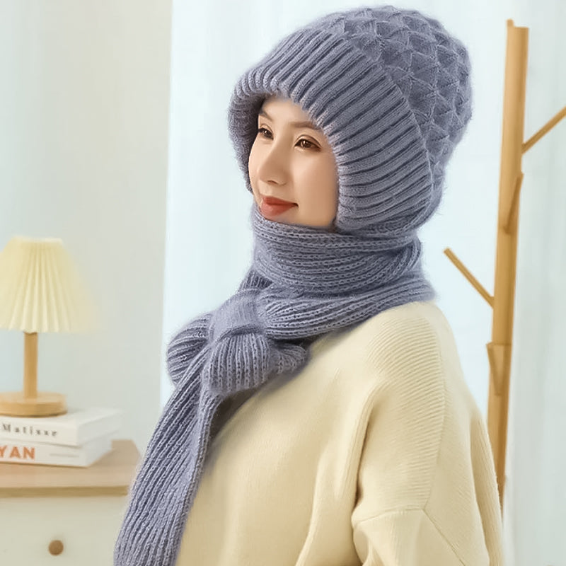 BowLift | Integrated hearing protection windproof hat scarf
